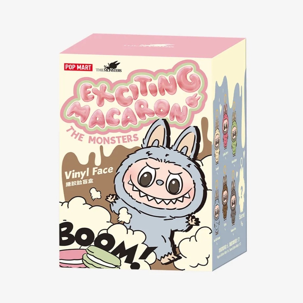 Exciting Macaron Labubu The Monsters Plush Keychain Blind Box - 100% AUTHENTIC